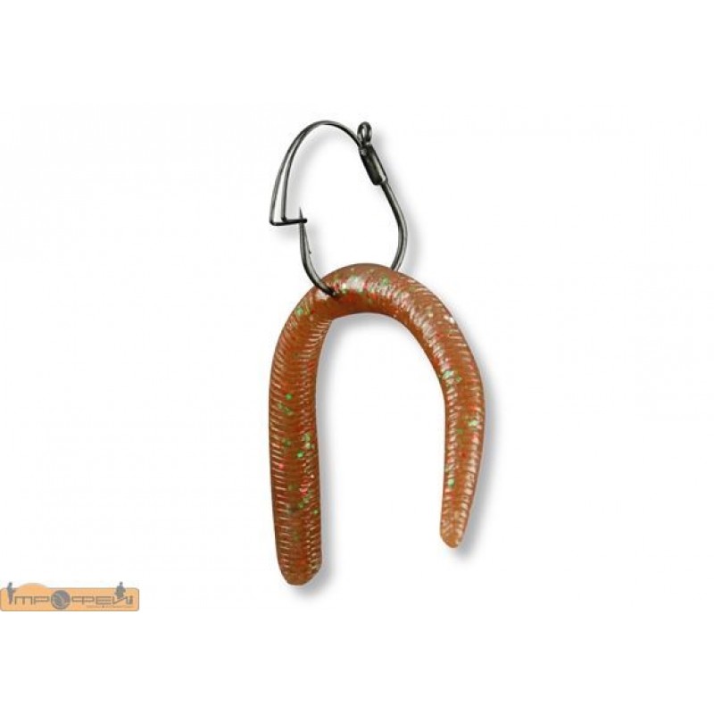 Крючки GAMAKATSU WORM 318 WACKY WEEDLESS №001/NS Black/4шт